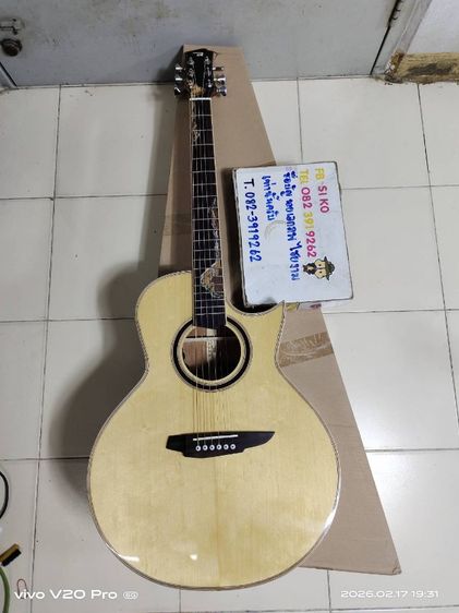 กีต้าร์โปร่งไฟฟ้า All solid รูปที่ 7