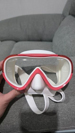 ผู้หญิง ว่ายน้ำและกีฬาทางน้ำ อื่นๆ Gull Diving Mask Coco สีชมพู ติดฟิล์มกันฝ้าแล้ว