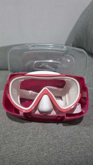 Gull Diving Mask Coco สีชมพู ติดฟิล์มกันฝ้าแล้ว รูปที่ 2