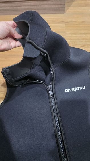 เวทสูทแขนกุด มีฮู้ด หนา 3 มม. ไซส์ M รูปที่ 6