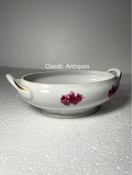 โถข้าว ลายดอกแดง โบราณเก่าสะสม รูปที่ 8