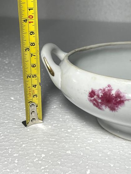 โถข้าว ลายดอกแดง โบราณเก่าสะสม รูปที่ 14