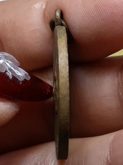 เหรียญเจริญลาภหลวงพ่อจาด วัดบางกระเบา เนื้อทองแดง รูปที่ 4