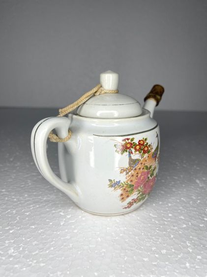 กาน้ำชา ลายนกยูง โบราณเก่าสะสม รูปที่ 5