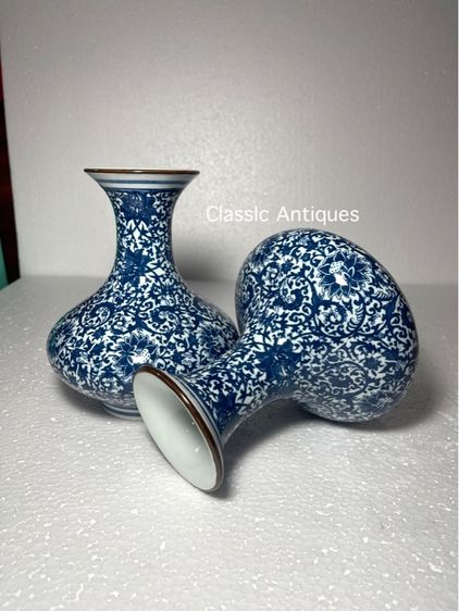 แจกัน กังไสลายคราม สะสม รูปที่ 4