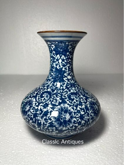 แจกัน กังไสลายคราม สะสม รูปที่ 7