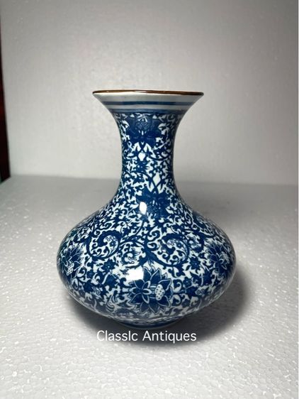 แจกัน กังไสลายคราม สะสม รูปที่ 8