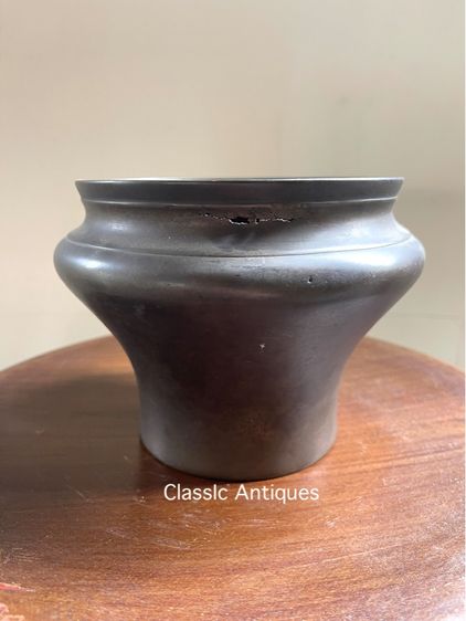 กระโถน ทองเหลืองโบราณเก่าสะสม รูปที่ 2