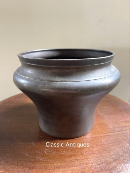 กระโถน ทองเหลืองโบราณเก่าสะสม