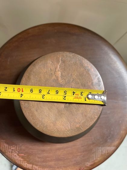 กระโถน ทองเหลืองโบราณเก่าสะสม รูปที่ 10