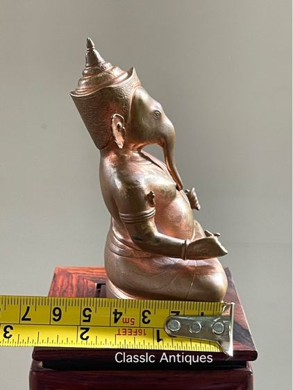 พระพิฆเนศ ทองเหลือง เก่าสะสม รูปที่ 12