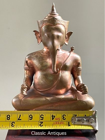 พระพิฆเนศ ทองเหลือง เก่าสะสม รูปที่ 10