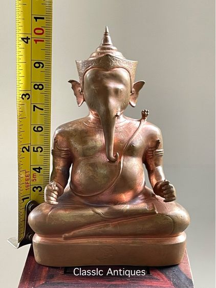 พระพิฆเนศ ทองเหลือง เก่าสะสม รูปที่ 11