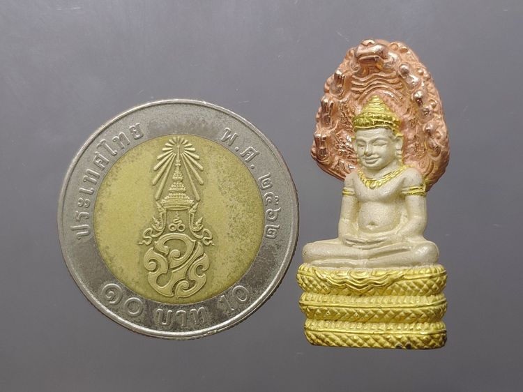 พระนาคปรก หลวงพ่อศิลา รุ่นมรดกโลก เนื้อเงินสามกษัตริย์ พิมพ์ใหญ่ พุทธาภิเษก วัดบวรนิเวศวิหาร โดย สมเด็จพระสังฆราช ญสส เป็นประธานในพิธี ออกวั รูปที่ 8