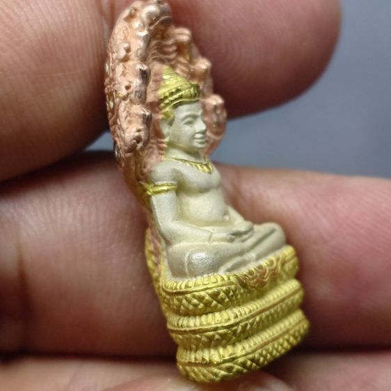 พระนาคปรก หลวงพ่อศิลา รุ่นมรดกโลก เนื้อเงินสามกษัตริย์ พิมพ์ใหญ่ พุทธาภิเษก วัดบวรนิเวศวิหาร โดย สมเด็จพระสังฆราช ญสส เป็นประธานในพิธี ออกวั รูปที่ 5