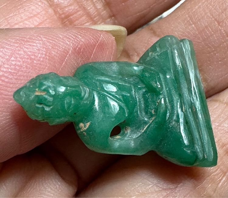 🙏 พระหยกแกะ(แกะมือ) ล.พ.วิริยังค์ วัดวชิรธรรมสาธิต🙏พระพุทธฐานบัว ศิลป์เชียงแสน เนื้อสัมฤทธิ์แก่ทอง 🙏ล.ป.เอี่ยม วัดสะพานสูง องค์ละ 1550 รูปที่ 5