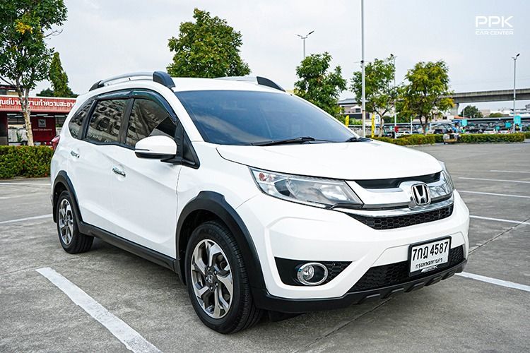 Honda BR-V 2018 1.5 V Utility-car เบนซิน ไม่ติดแก๊ส เกียร์อัตโนมัติ ขาว รูปที่ 3