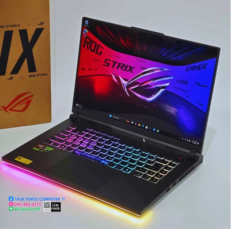 (RTX 5070Ti) ASUS ROG STRIX G16 G614PR-RV003W - ECLIPSE GRAY รูปที่ 4