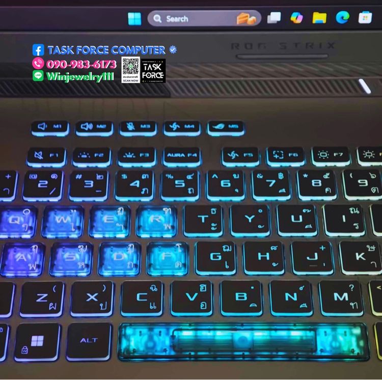 (RTX 5070Ti) ASUS ROG STRIX G16 G614PR-RV003W - ECLIPSE GRAY รูปที่ 8