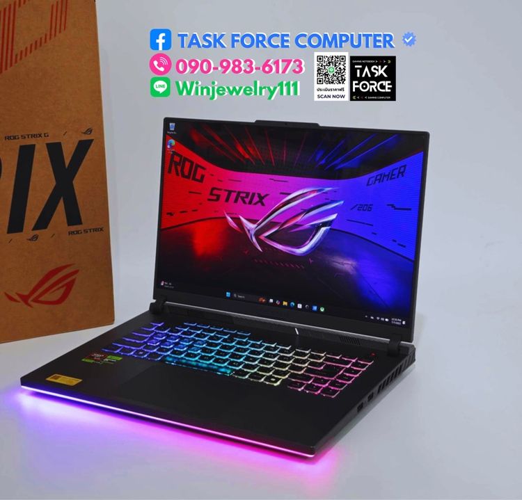(RTX 5070Ti) ASUS ROG STRIX G16 G614PR-RV003W - ECLIPSE GRAY รูปที่ 5
