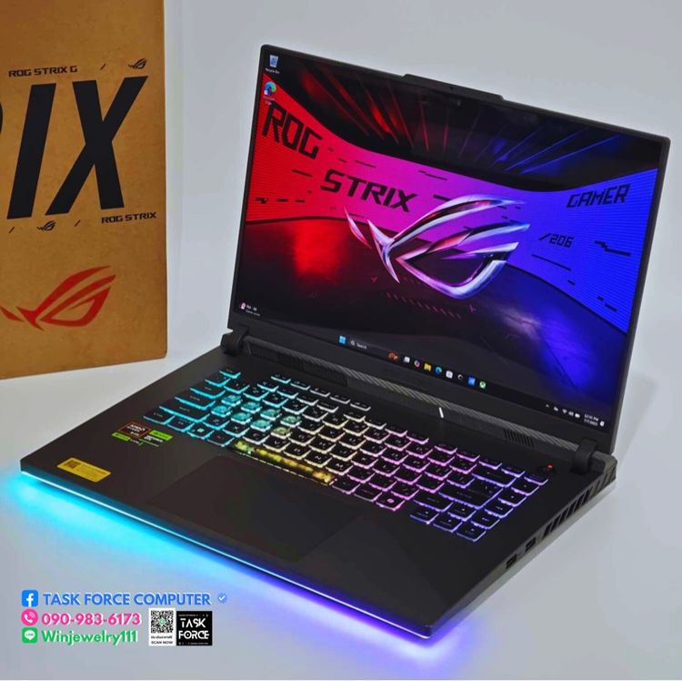 (RTX 5070Ti) ASUS ROG STRIX G16 G614PR-RV003W - ECLIPSE GRAY รูปที่ 6