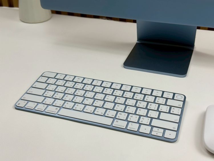 iMac 24-inch M1 2021 Ram8GB SSD256GB CPU8-Core GPU8-Core 4Ports Blue รูปที่ 8