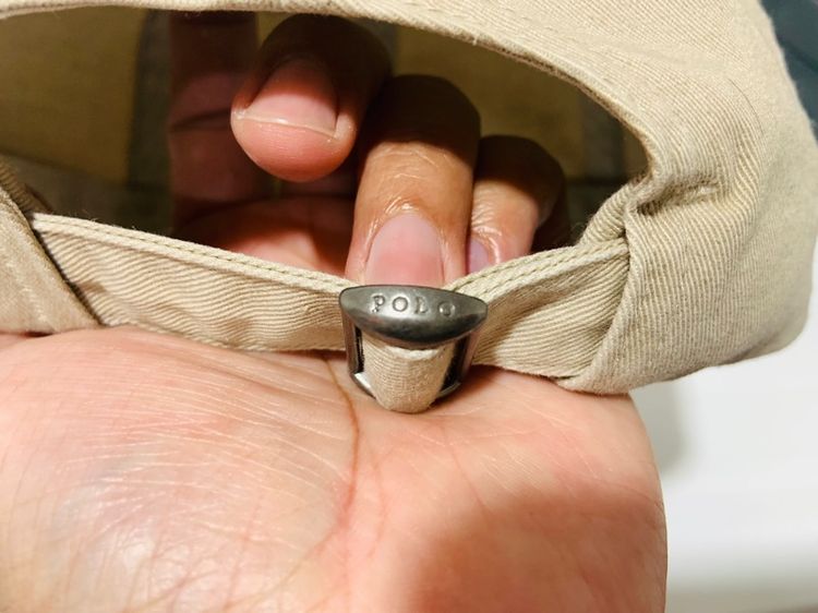 หมวก POLO RALPH LAUREN แท้ 💯 สภาพดีมาก งานปักโลโก้ดำสวย ทรงสวย ทรงคลาสสิค หายากน่าสะสมครับ รูปที่ 7