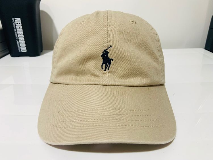 หมวก POLO RALPH LAUREN แท้ 💯 สภาพดีมาก งานปักโลโก้ดำสวย ทรงสวย ทรงคลาสสิค หายากน่าสะสมครับ รูปที่ 2