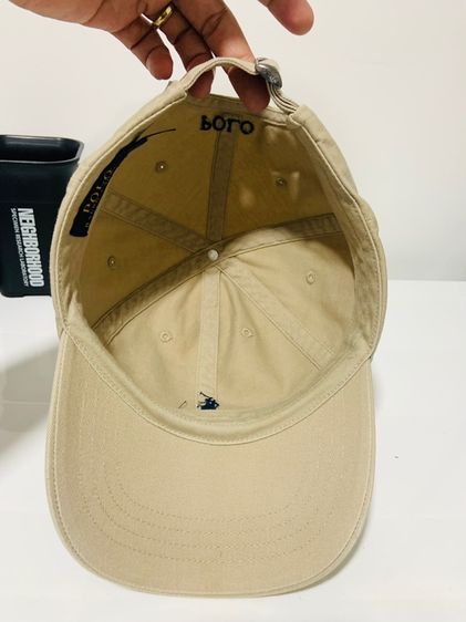 หมวก POLO RALPH LAUREN แท้ 💯 สภาพดีมาก งานปักโลโก้ดำสวย ทรงสวย ทรงคลาสสิค หายากน่าสะสมครับ รูปที่ 8