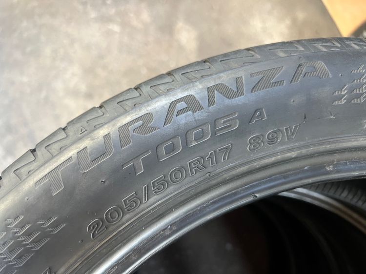 ยาง Bridgestone T005A 205 50 17 ปี23 เส้น 800 บาท สภาพดี รูปที่ 4