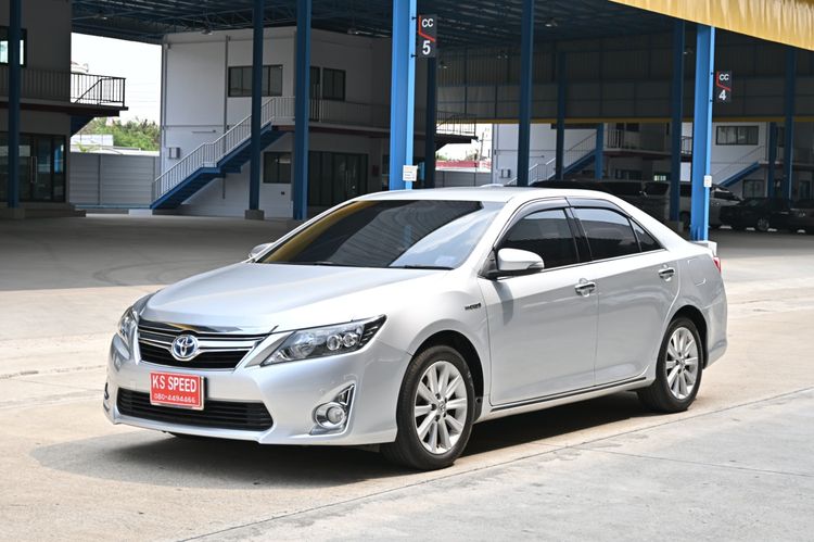Toyota Camry 2013 2.5 Hybrid Sedan ไฮบริด ไม่ติดแก๊ส เกียร์อัตโนมัติ บรอนซ์เงิน รูปที่ 3