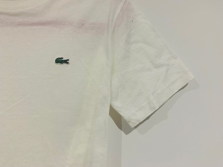 เสื้อยืด LACOSTE แท้ 💯 size 4 ขนาดอก 20 ยาว 27 นิ้ว สภาพดีมาก ทรงสวย เนื้อผ้านิ่มมาก หายากน่าสะสมครับ รูปที่ 2