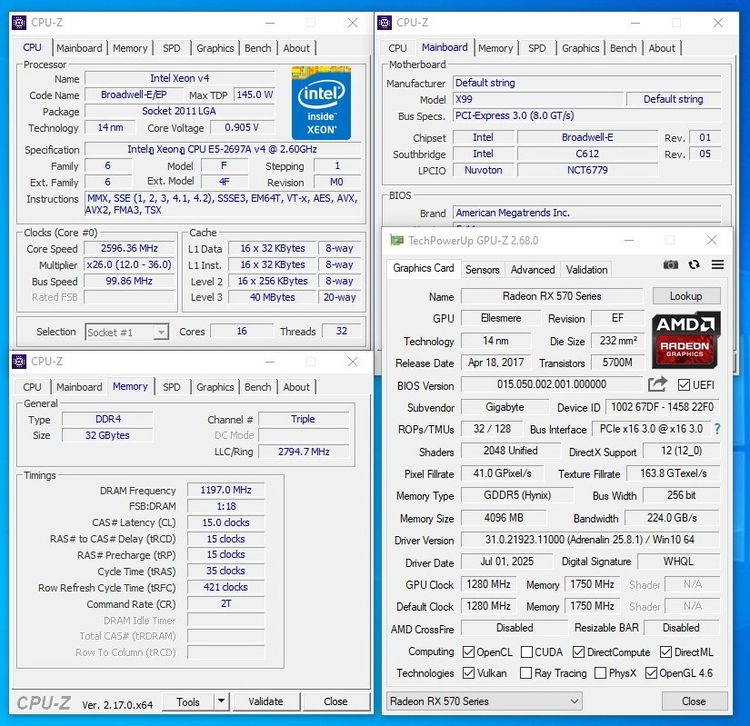 ❇️COMฯPCทำงาน ตัดต่อ แคสเกมแรงๆ❇️SET 16Core32Thread❇️RAM 32G❇️RX 570❇️NVME รูปที่ 8