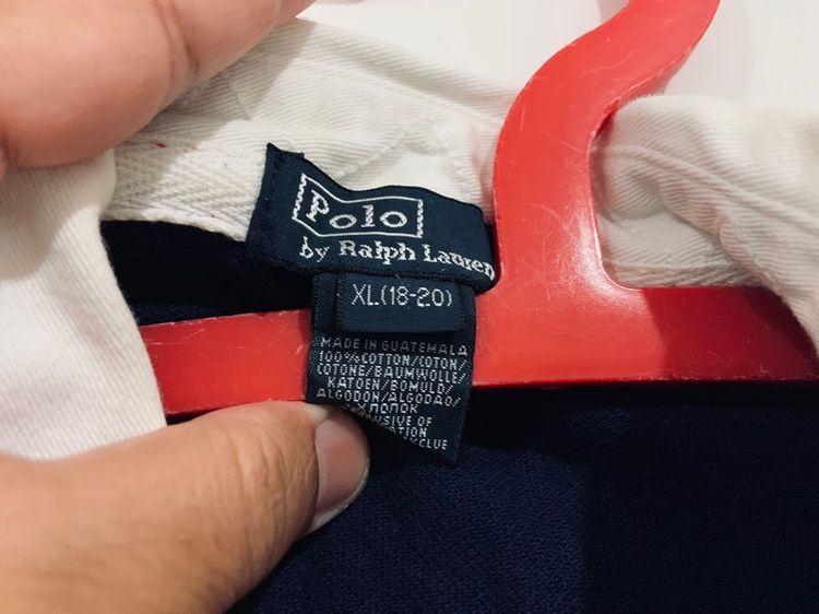 เสื้อโปโล POLO Ralph Lauren แท้ 💯 size ขนาด อก 20 หน้ายาว 27 หลัง 28.5 นิ้ว สภาพดีมาก ดีเทลสวย เนื้อผ้าดีมากนิ่มใส่สบาย หายากน่าสะสมครับ รูปที่ 6