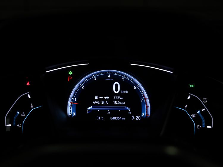 Honda Civic 2019 1.8 EL i-VTEC Sedan เบนซิน ไม่ติดแก๊ส เกียร์อัตโนมัติ ขาว รูปที่ 3