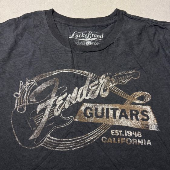 เสื้อยืด Lucky Brand​ x Fender​ Size XL รูปที่ 5