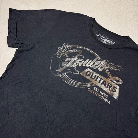 เสื้อยืด Lucky Brand​ x Fender​ Size XL รูปที่ 3