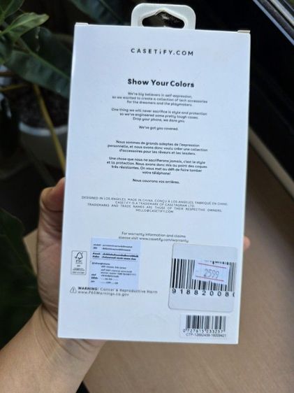 Casetify 17Pro Max ของใหม่ยังไม่แกะกล่อง เคสใส ขอบดำ mag safe รูปที่ 4