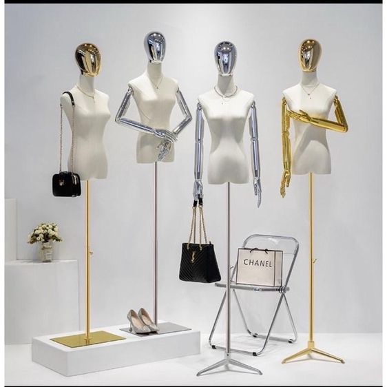 หุ่นโชว์เสื้อผ้าผู้หญิงรุ่นหัวทอง รูปที่ 3