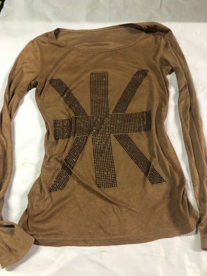 เสื้อแขนยาวกำมะหยี่นิ่ม 