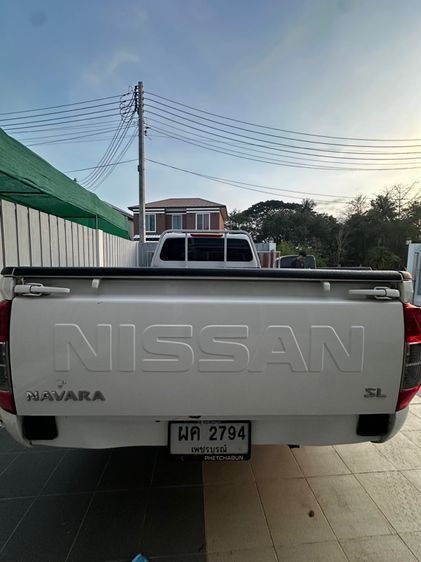 Nissan Navara 2021 2.5 SL Pickup ดีเซล ไม่ติดแก๊ส เกียร์อัตโนมัติ ขาว รูปที่ 2