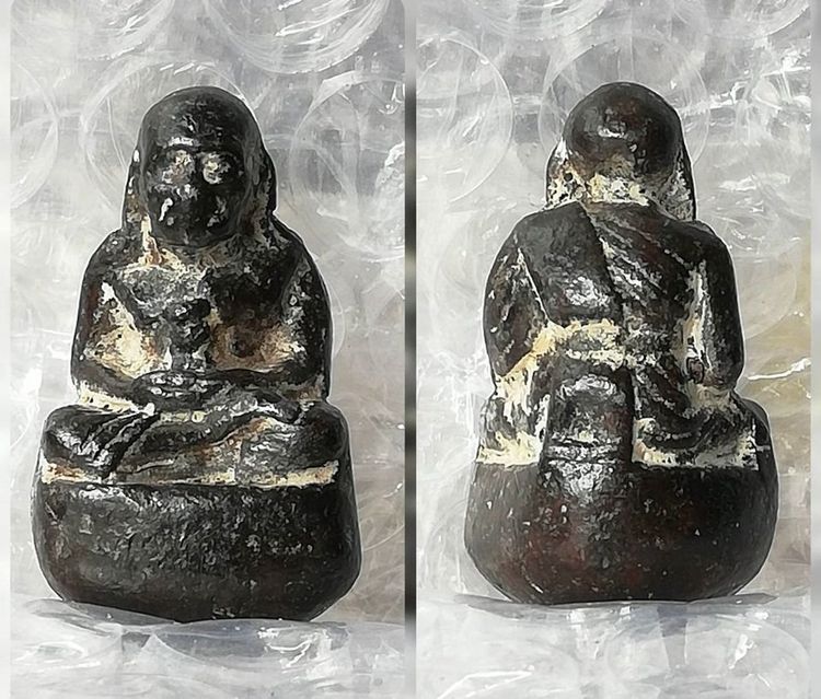 หล่อหลวงพ่อเงิน วัดบางคลาน พิจิตร พิมพ์นิยมคละเนื้อคละพิมพ์ รูปที่ 5