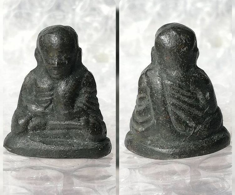 หล่อหลวงพ่อเงิน วัดบางคลาน พิจิตร พิมพ์นิยมคละเนื้อคละพิมพ์ รูปที่ 4