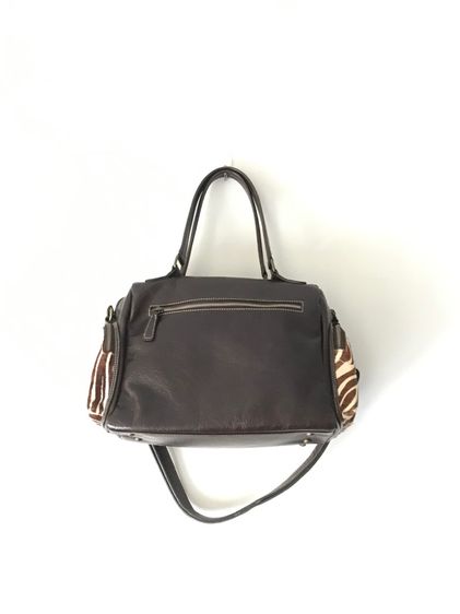 กระเป๋าหนังแท้ลายม้าลาย มือสอง สภาพดี ใช้น้อย รูปที่ 2