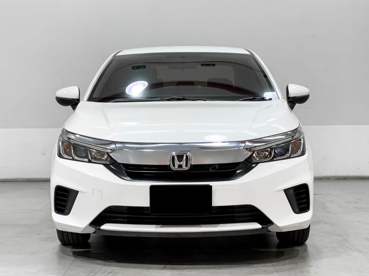 Honda City 2022 1.0 V Sedan เบนซิน เกียร์อัตโนมัติ ขาว รูปที่ 2