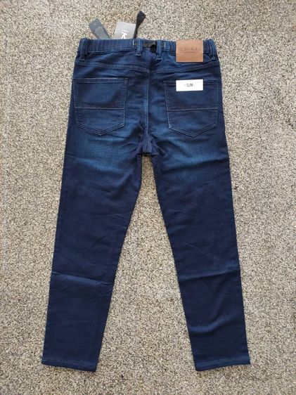 กางเกงยีนส์ CC-OO ไซส์ 30 ทรงสลิม สีกรมท่าเข้ม ใหม่ป้ายห้อย รูปที่ 3