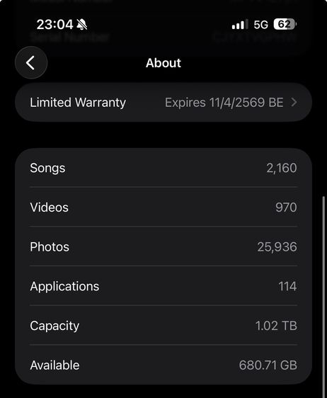 iPhone 17 Pro Max Silver 1TB รูปที่ 10