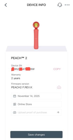 FOREO Peach 2 IPL แท้ เครื่องกำจัดขน มือสอง สภาพใหม่ ใช้ครั้งเดียว  รูปที่ 6