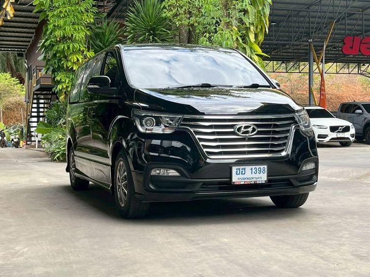 Hyundai H-1  2019 2.5 Elite Utility-car ดีเซล ไม่ติดแก๊ส เกียร์อัตโนมัติ ดำ รูปที่ 4