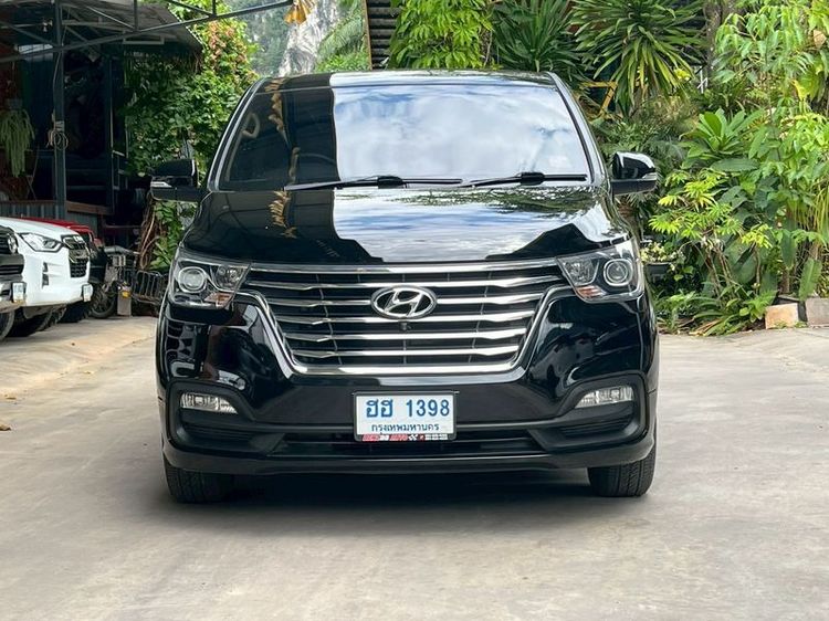 Hyundai H-1  2019 2.5 Elite Utility-car ดีเซล ไม่ติดแก๊ส เกียร์อัตโนมัติ ดำ รูปที่ 3